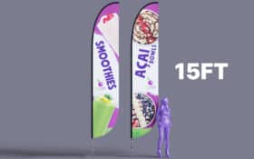 Movita Feather Flag 2 Pack - 15 ft