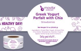 Movita Parfait Strawberries Labels